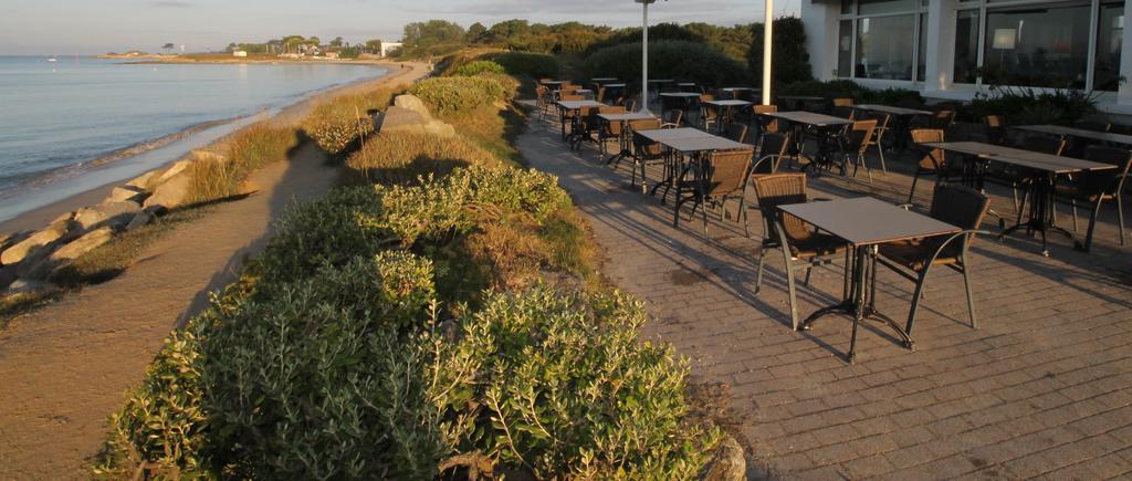 Logis Hotel & Restaurant Les Mouettes - Larmor Plage, Proche De Lorient Exterior photo